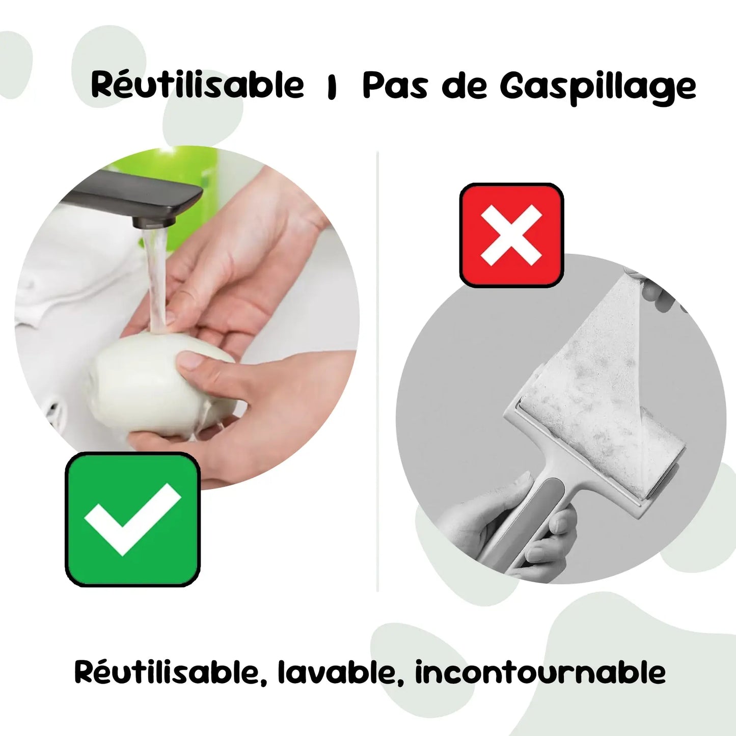 Anti - poils et peluches réutilisable - PoilGo